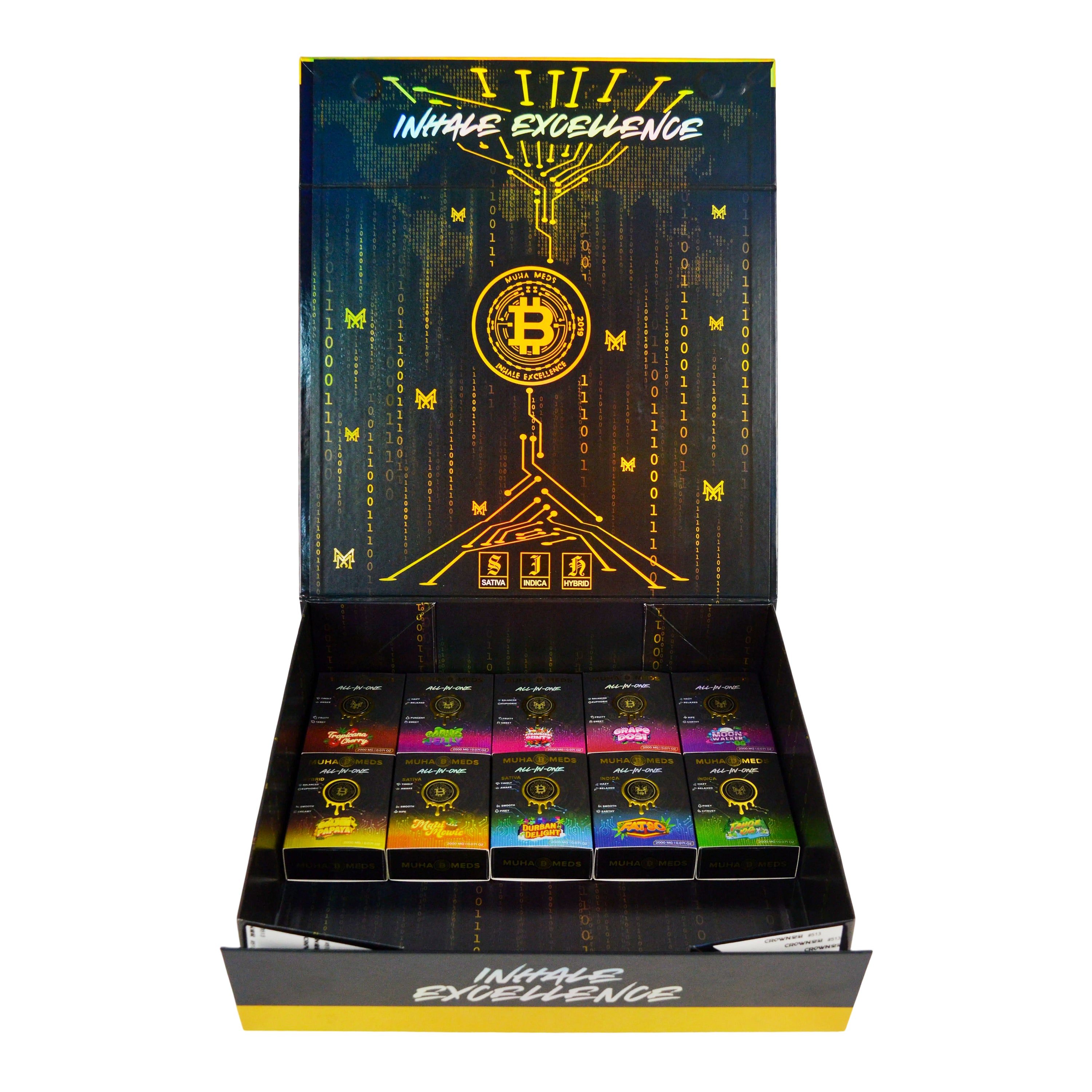 Muha Meds BTC Edition Disposable Vapes (500 Units / Per Lot)