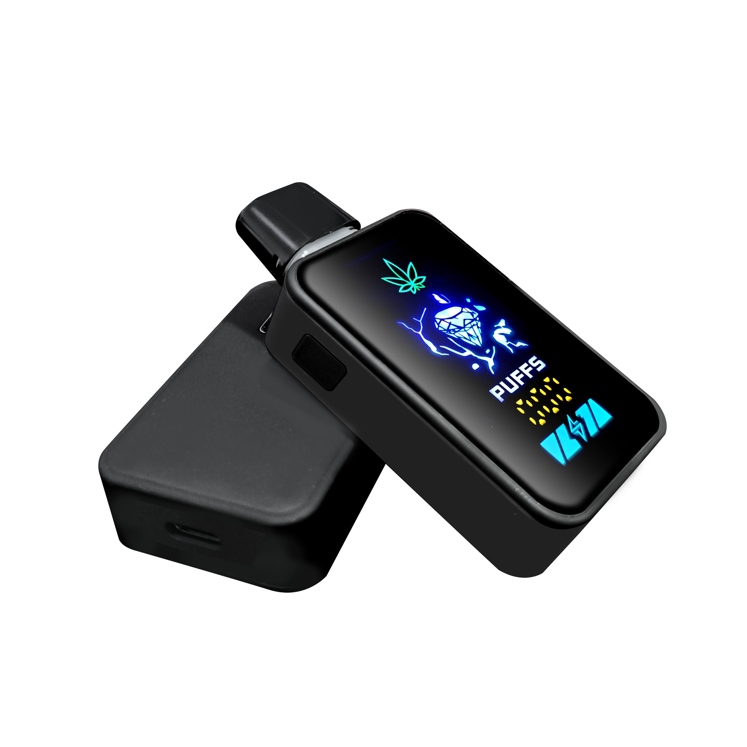 Blank 2ML 2G Disposable Vape LED Screen Preheat Function Rechargeable Carts (500 Units / Per Lot)