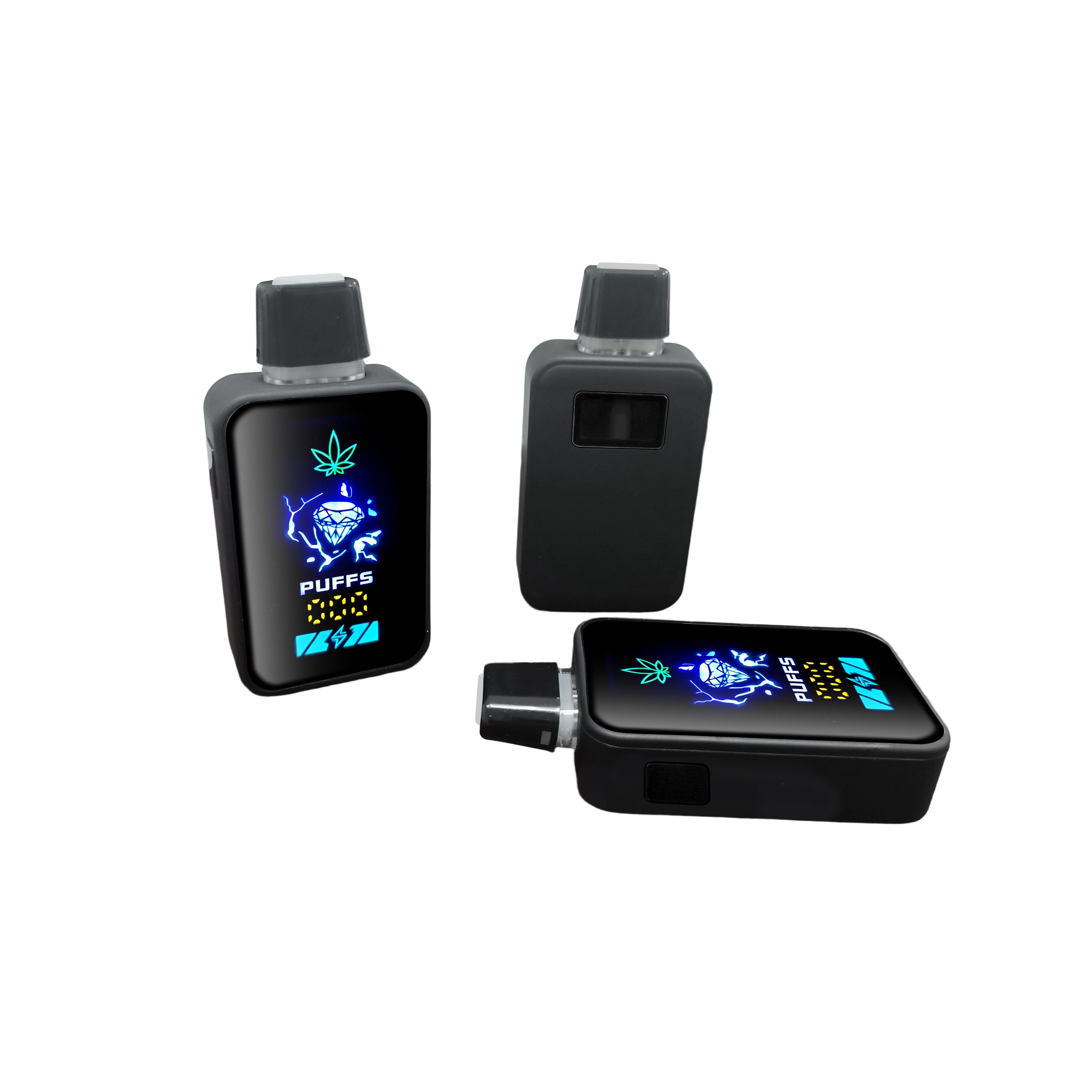 Blank 2ML 2G Disposable Vape LED Screen Preheat Function Rechargeable Carts (500 Units / Per Lot)