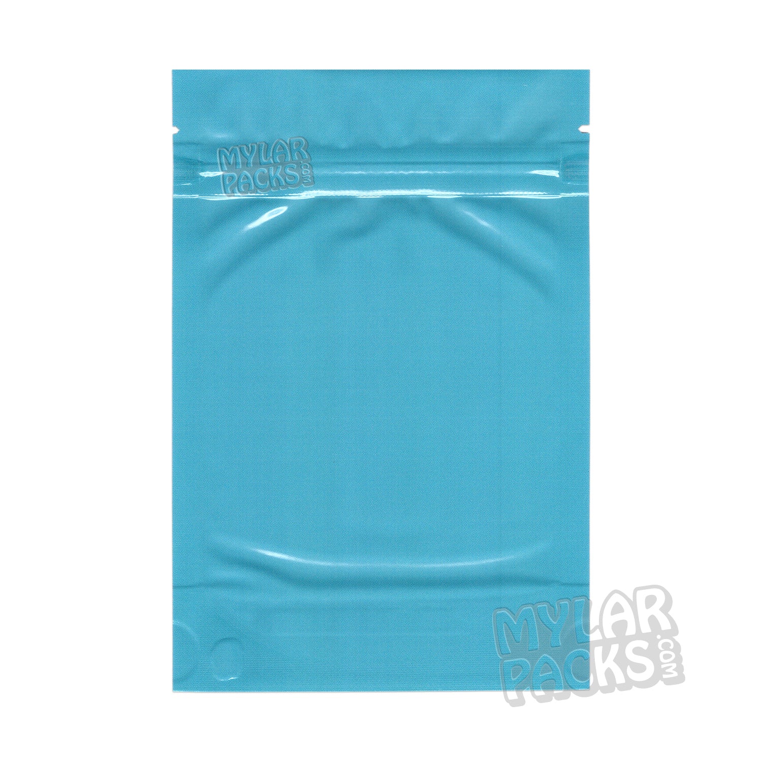 Bolsa universal vacía Blue Hawaiian para hongos de psilocibina, flores de cannabis y embalaje de Mylar
