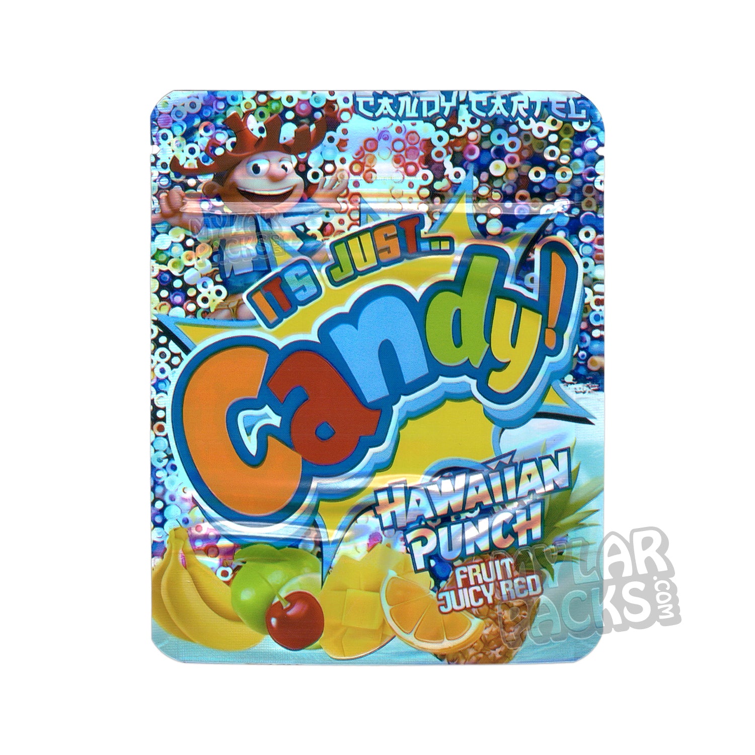 Hawaiian Punch de Candy Cartel Bolsa de Mylar universal vacía Embalaje de flores comestibles
