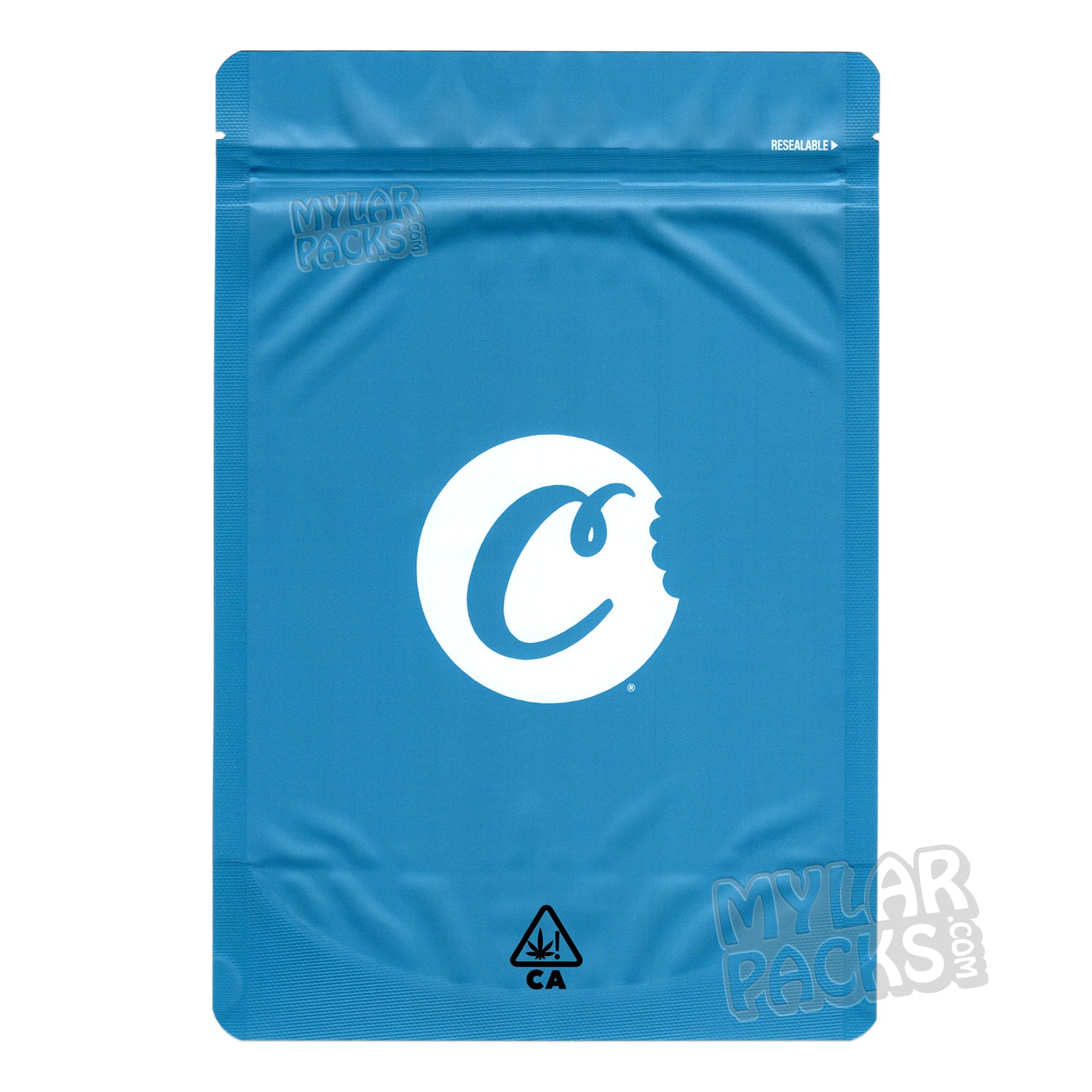 Cookies Dispensary 28g / 1 Ounce Empty Mylar Bag Packaging and Customizable Stickers