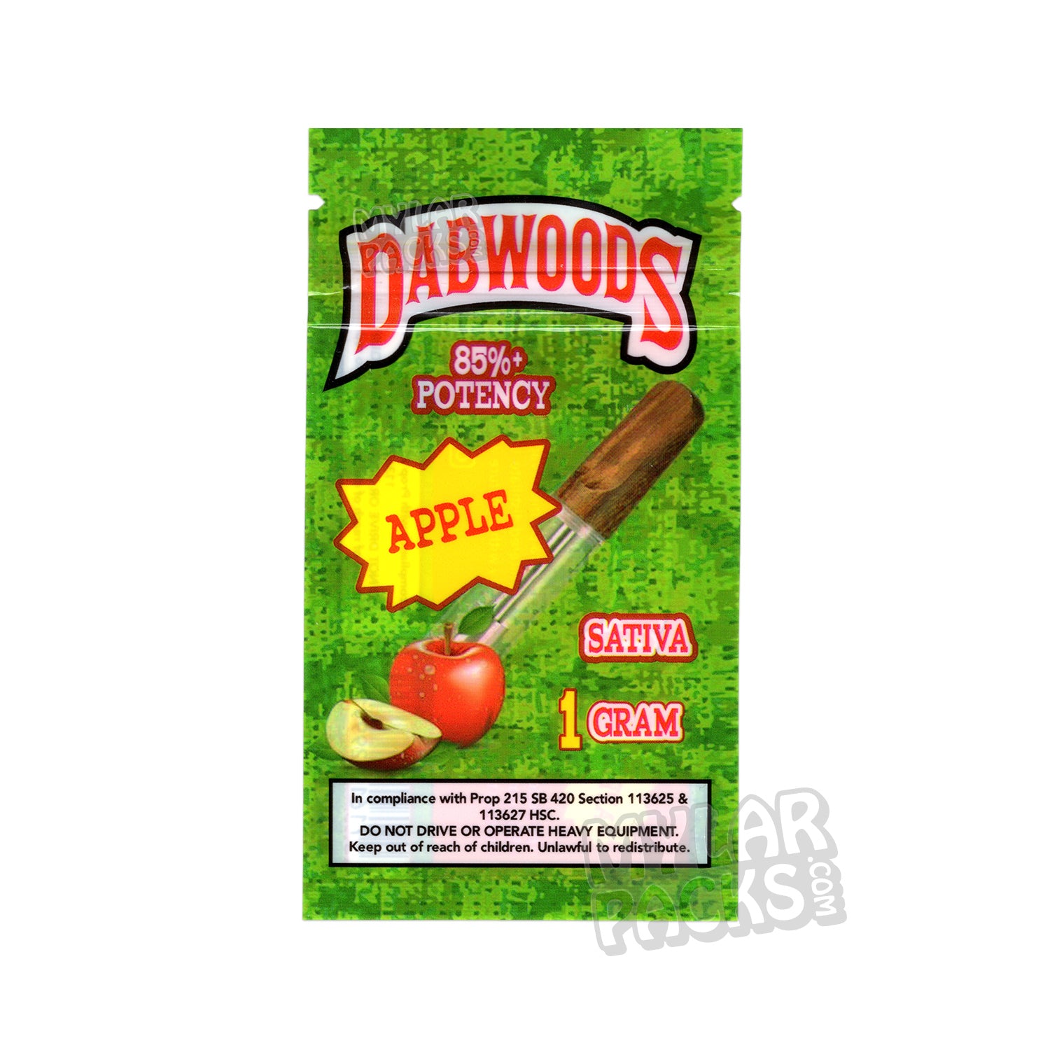 Bolsa de embalaje para cartuchos de vapeo vacíos individuales Dabwoods de 1 g, cartucho de cerámica con puntas de madera