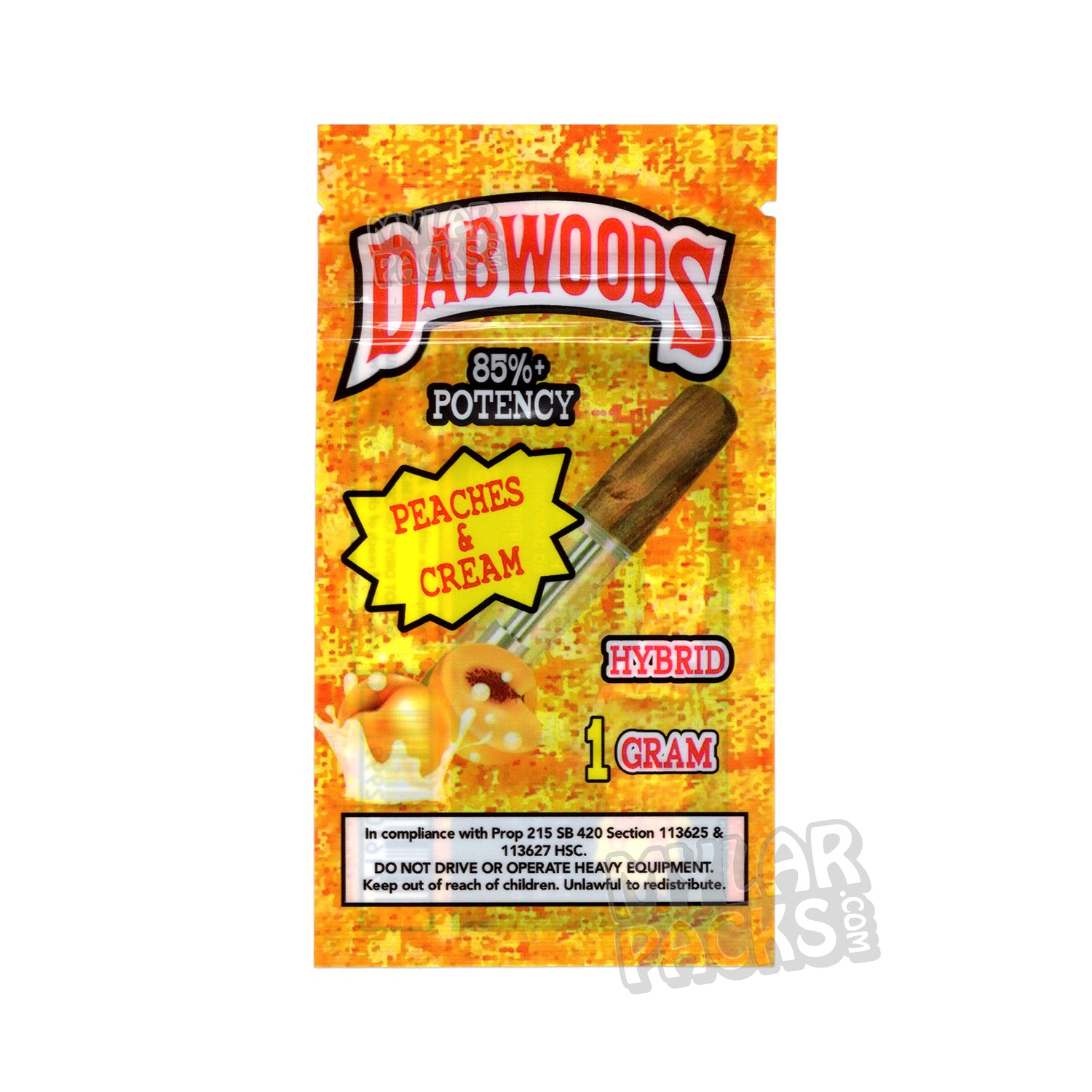Bolsa de embalaje para cartuchos de vapeo vacíos individuales Dabwoods de 1 g, cartucho de cerámica con puntas de madera