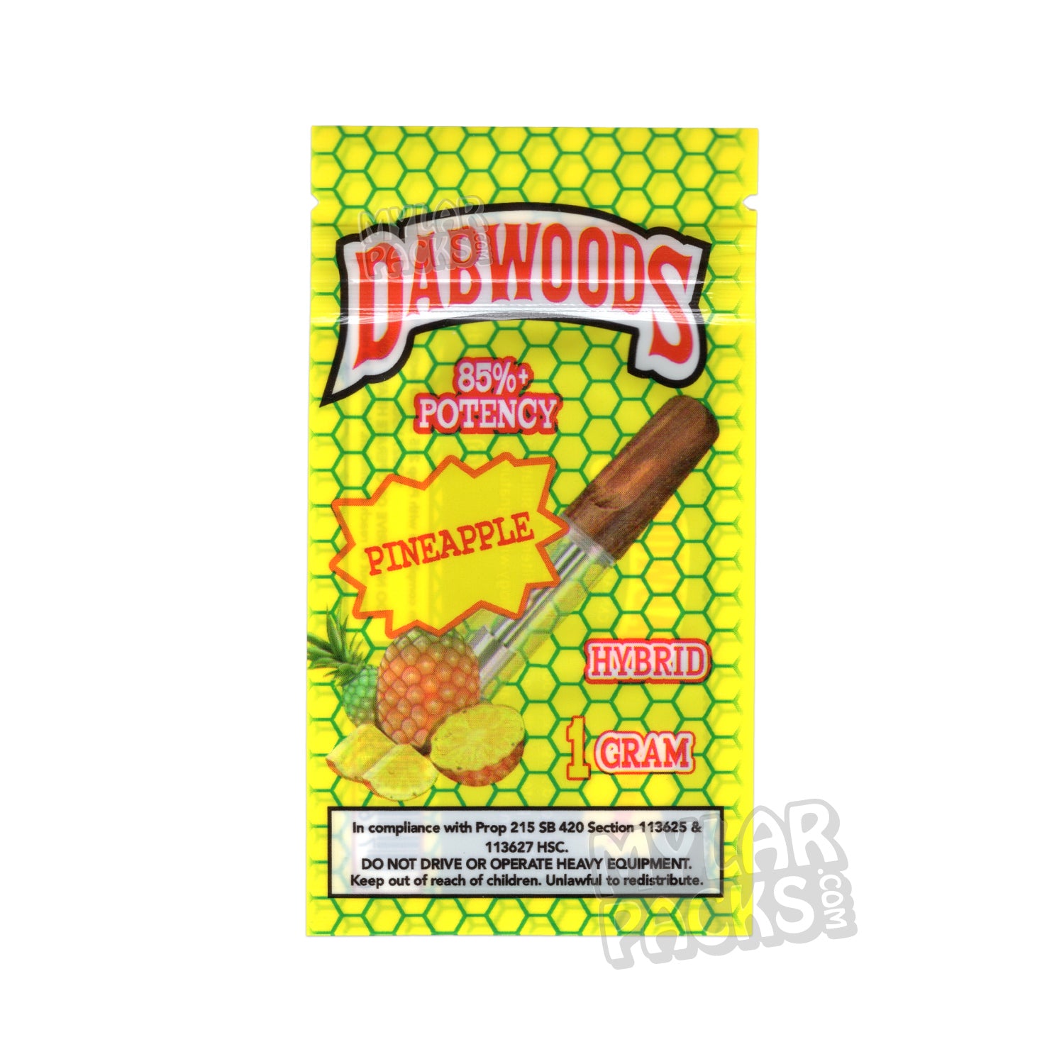 Bolsa de embalaje para cartuchos de vapeo vacíos individuales Dabwoods de 1 g, cartucho de cerámica con puntas de madera