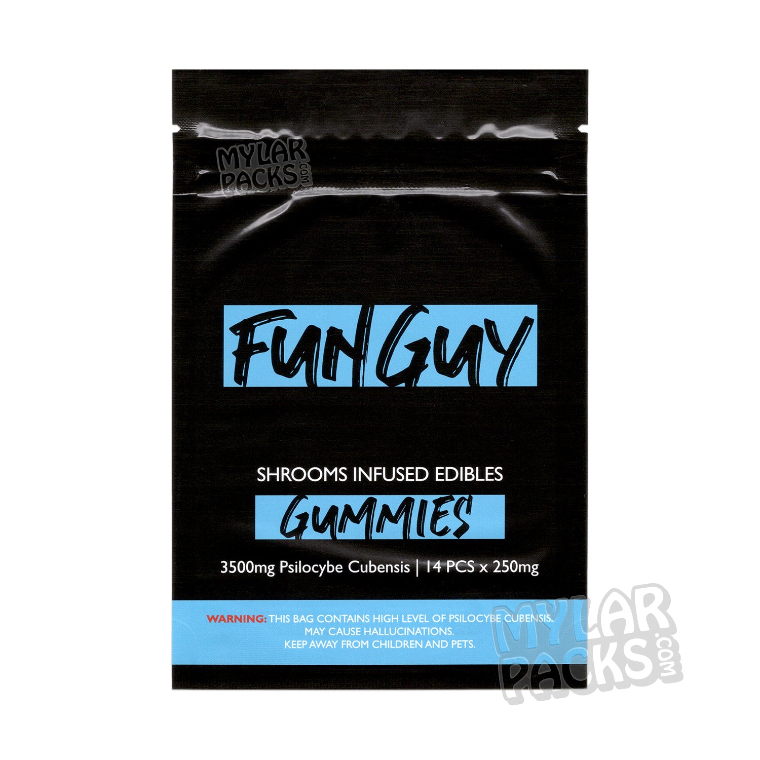 Fun Guy Gummies Empty Magic Mushroom Bags Psilocybin Shrooms Mylar Packaging