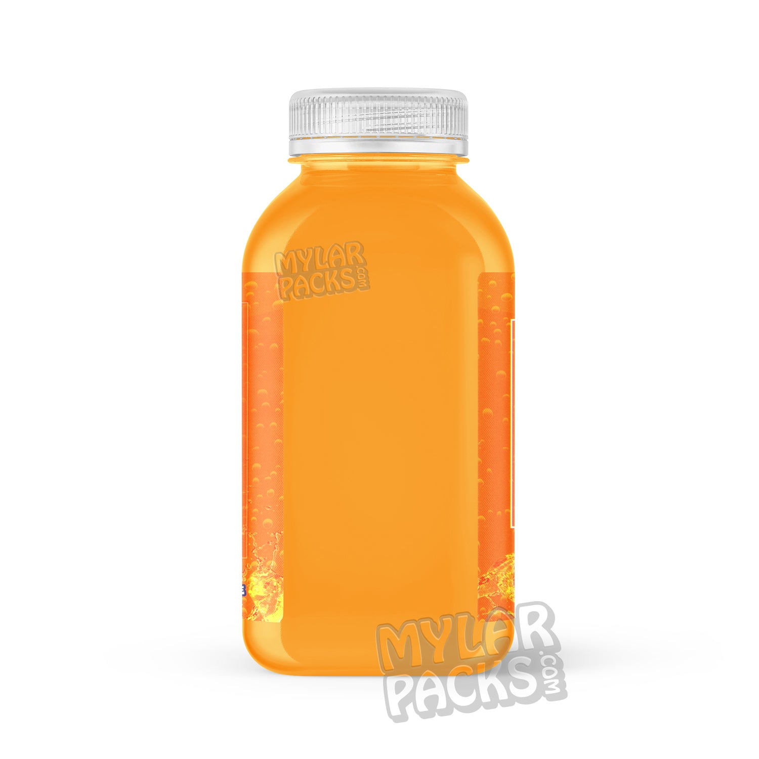 Etiqueta adhesiva envolvente para bebida infusionada con Kool-Aid de naranja 420 Kush de 500 mg (15,2 x 7,9 cm)