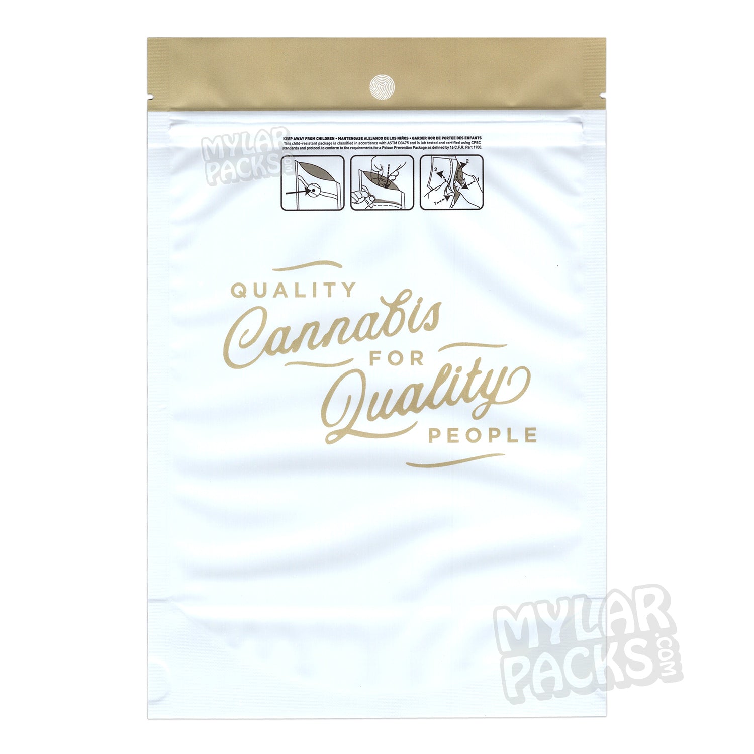Dispensario Native Roots, bolsa de Mylar vacía de 28 g/1 onza y pegatinas personalizables