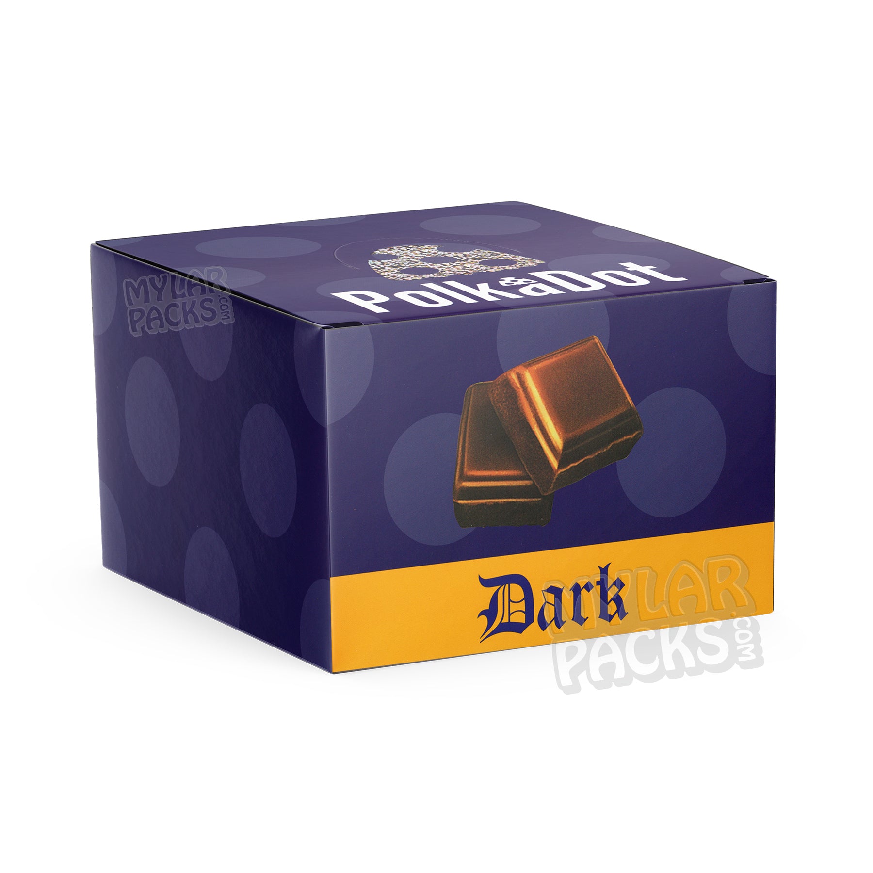 Polkadot 2024 Dark Chocolate Magic Mushrooms Bar Empty Shrooms Packaging