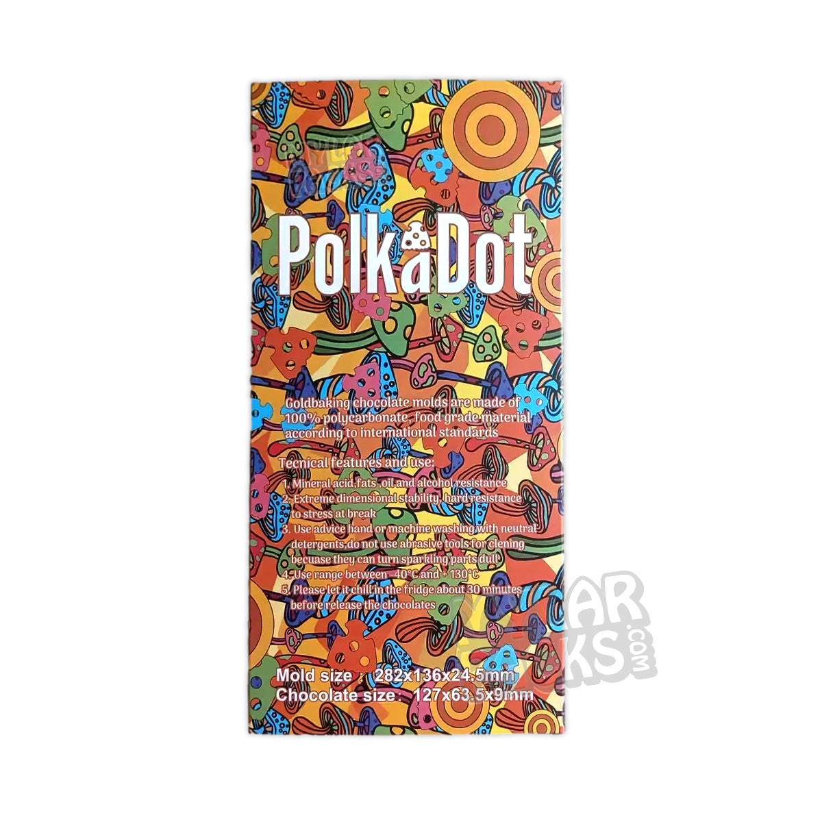 Polkadot Branded Chocolate Mold for Newest 2024 Packaging