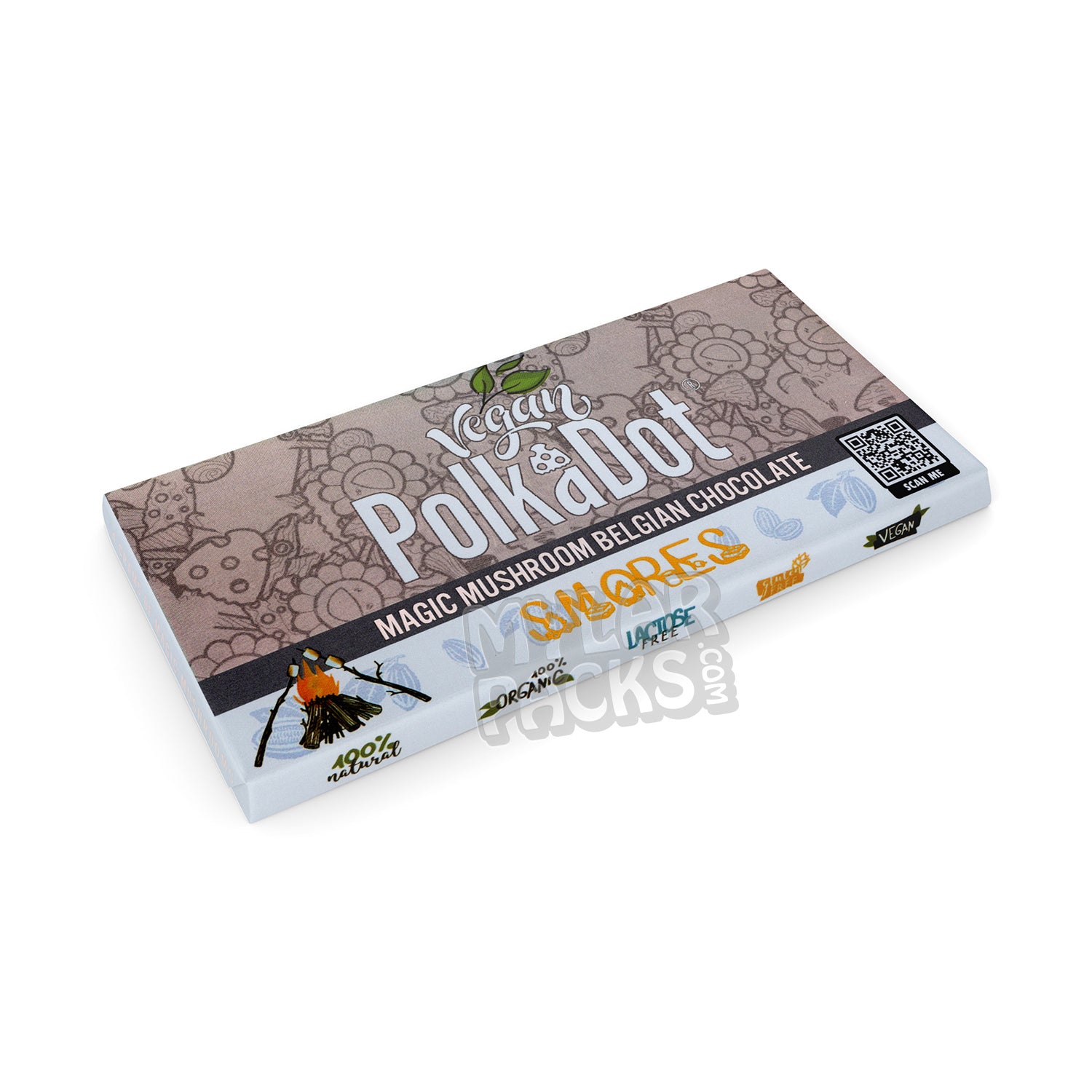 Polkadot Smores Magic Mushrooms Chocolate Bar Empty Shrooms Psilocybin Packaging