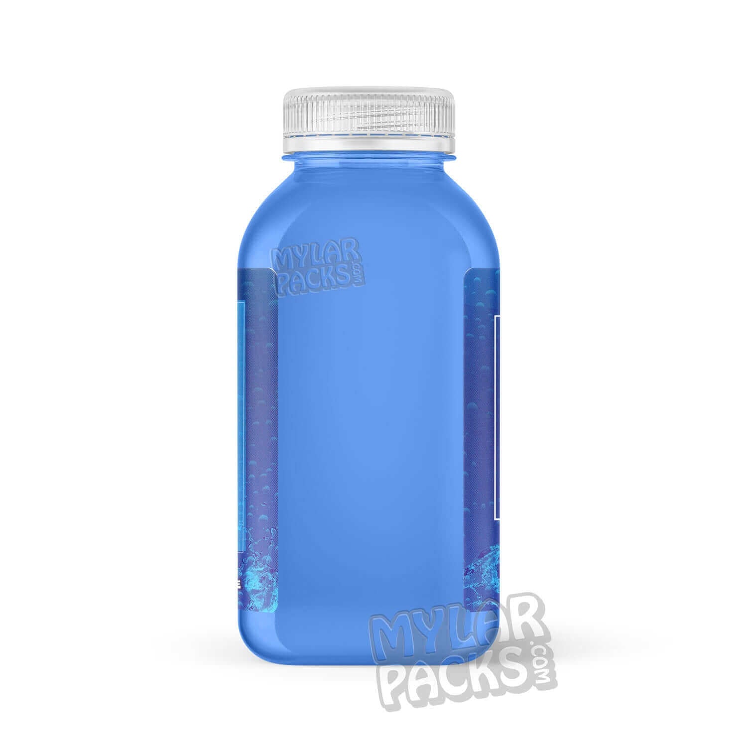 Etiqueta adhesiva envolvente para bebida infusionada con Kool-Aid 420 Kush, limonada de frambuesa azul (500 mg) (15 x 7 cm)