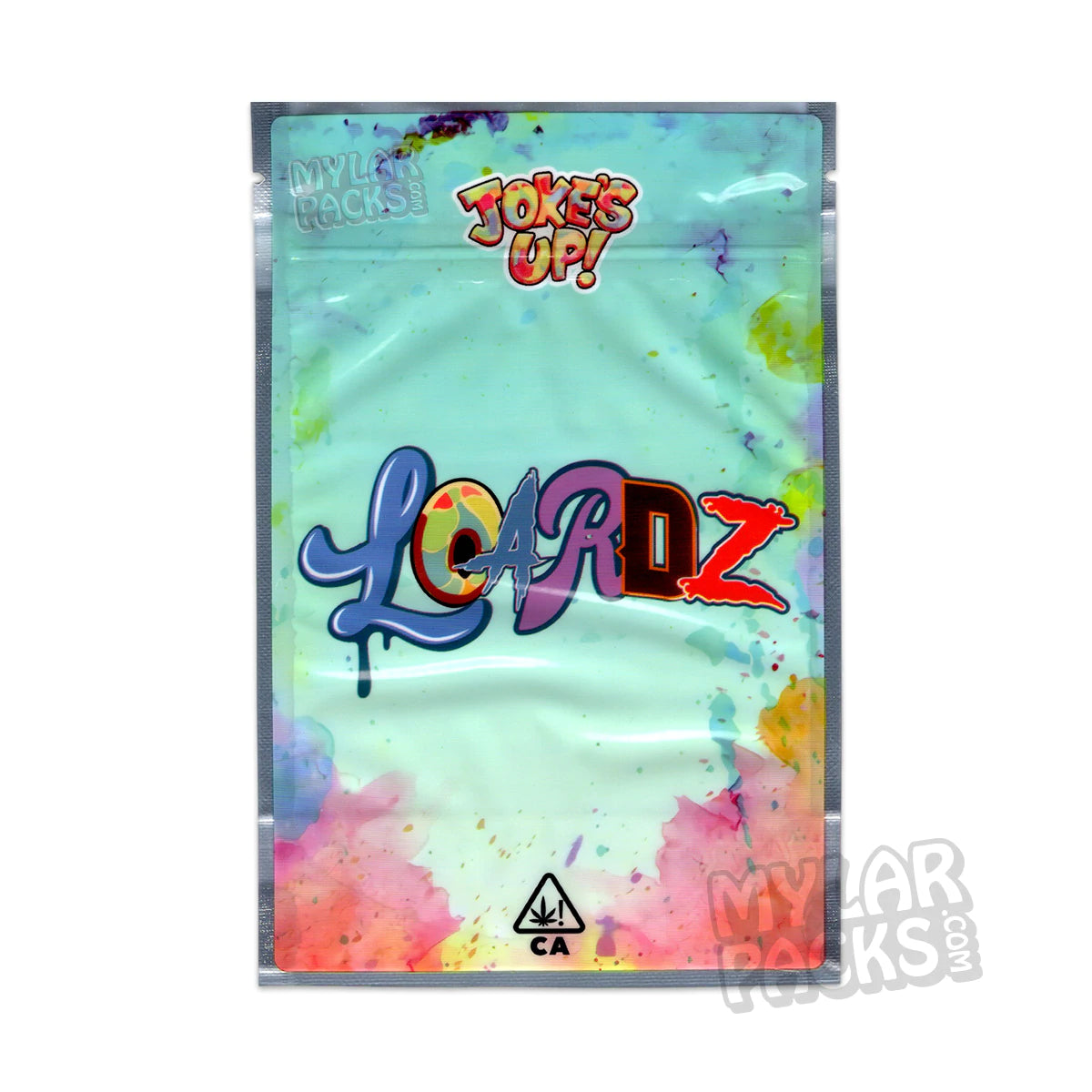 Bolsa de Mylar vacía a prueba de olores de Loardz de Joke's Up de 3,5 g, para flores y hierbas secas