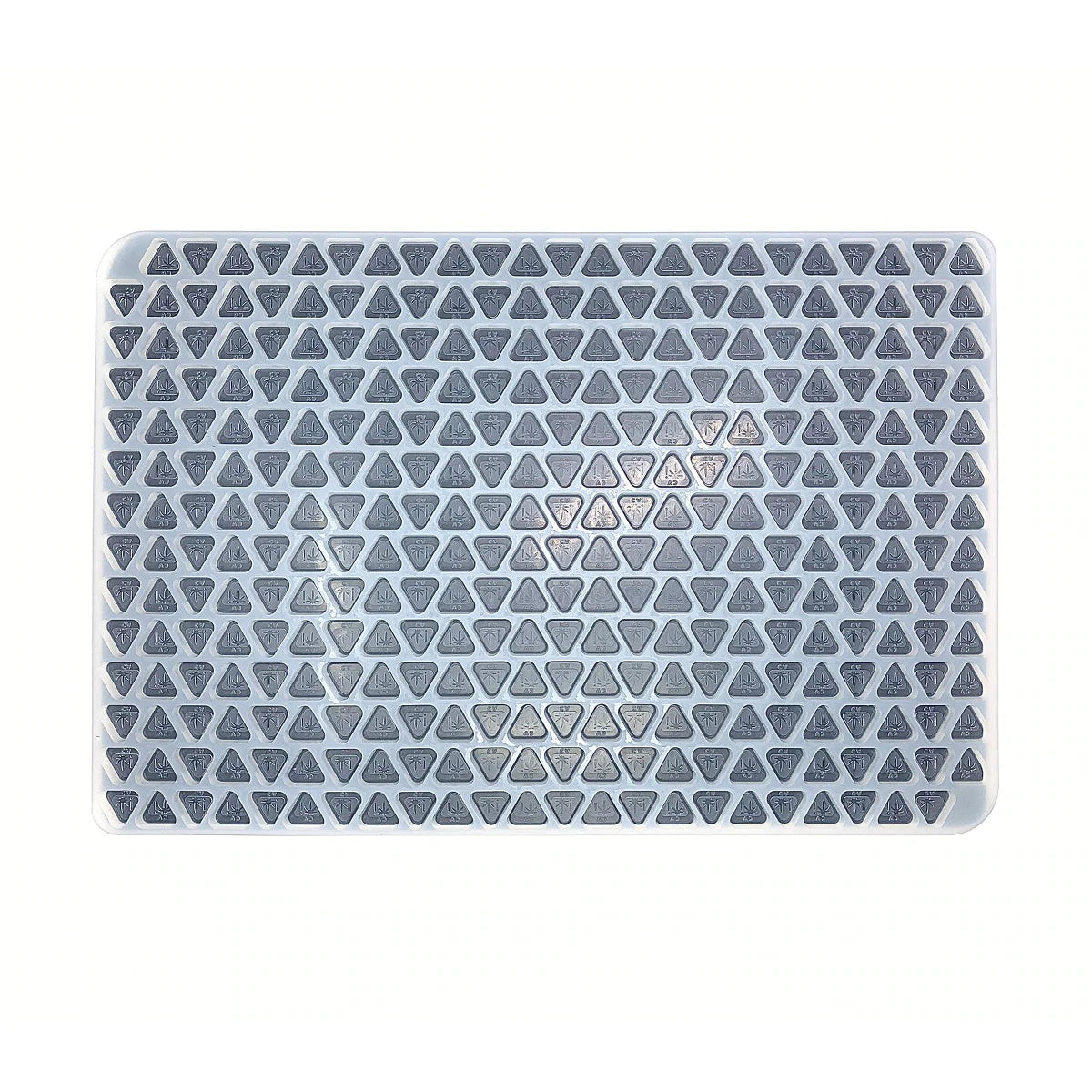 CA State THC Logo Gummy Triangles Silicone Candy Mold Half Sheet - 3mL - 224 Cavity