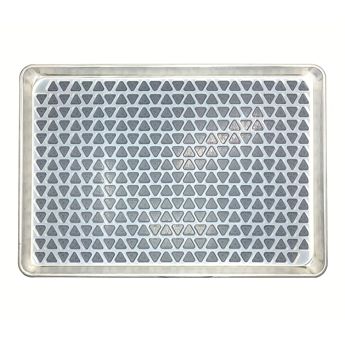 CA State THC Logo Gummy Triangles Silicone Candy Mold Half Sheet - 3mL - 224 Cavity