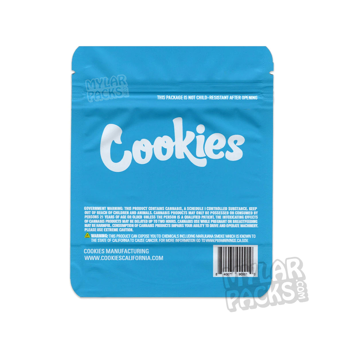 Galletas Gelatti 3,5 g, bolsa de Mylar vacía a prueba de olores, embalaje para flores y hierbas secas