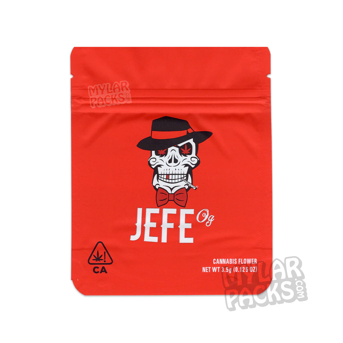 Galletas Jeffe OG 3.5 g, bolsa de Mylar vacía a prueba de olores, embalaje para flores y hierbas secas