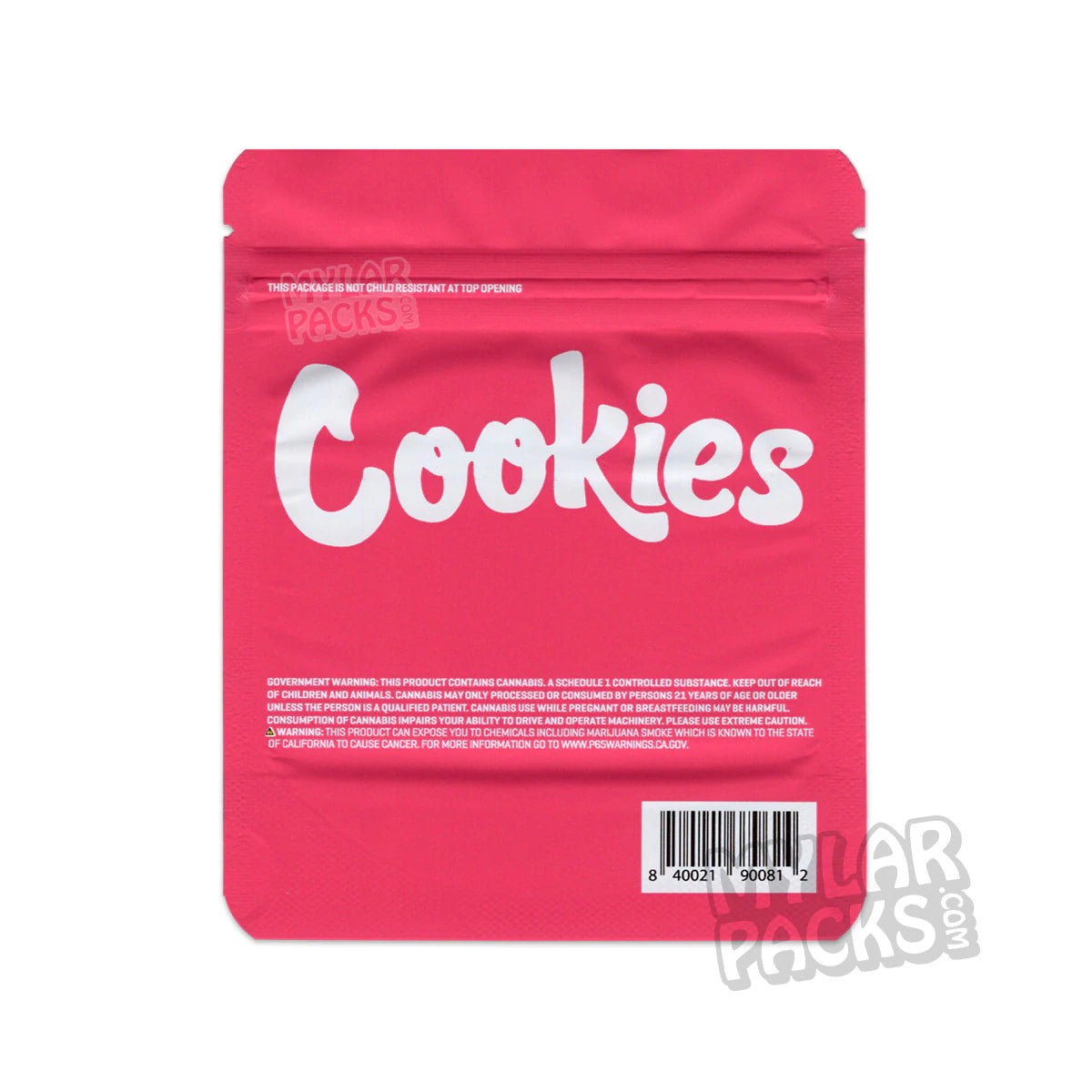 Galletas Rosas Rozay 3.5g Bolsa de Mylar Vacía a Prueba de Olor Envase de Hierbas Secas con Flores