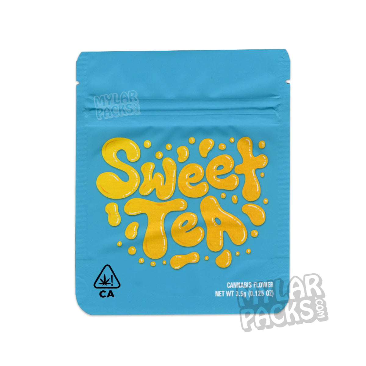Galletas de té dulce, 3,5 g, bolsa de Mylar vacía a prueba de olores, embalaje para flores y hierbas secas