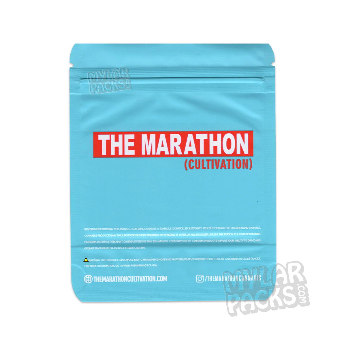 Algodón de azúcar de Marathon, bolsa de mylar vacía de 3,5 g, embalaje para flores y hierbas secas.