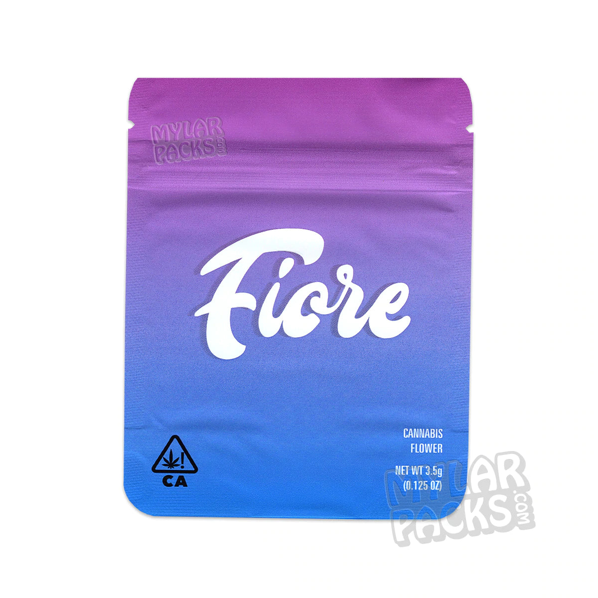 Bolsa de Mylar vacía estándar de Fiore Genetics de 3,5 g, para flores y hierbas secas