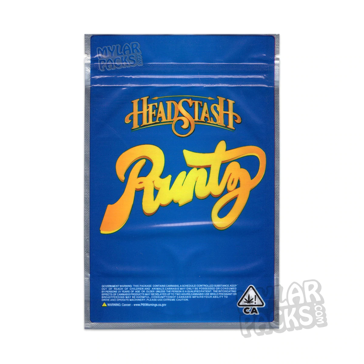 Headstash Runtz - Bolsa de Mylar vacía de 3,5 g, embalaje oficial para flores y hierbas secas