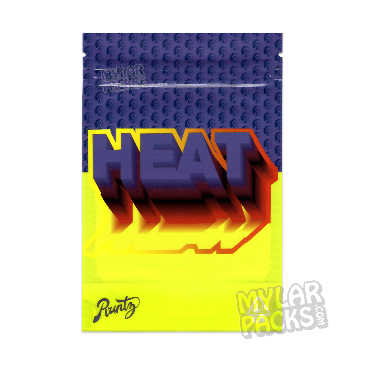 Bolsa de Mylar vacía a prueba de olores Heat Runtz de 3,5 g para flores y hierbas secas