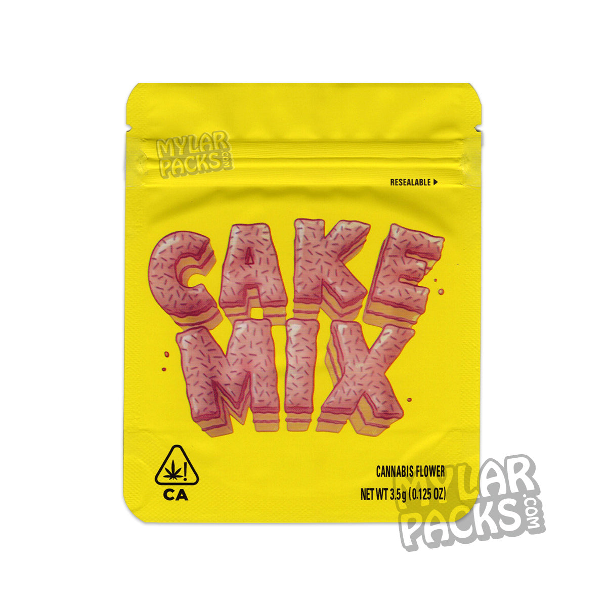 Mezcla para pastel de Lemonnade, 3,5 g, bolsa de Mylar vacía a prueba de olores, embalaje para flores y hierbas secas.