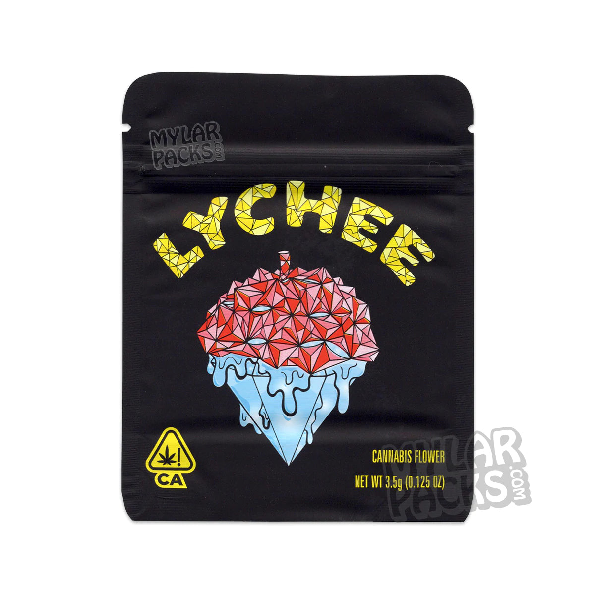 Lichi de Lemonnade, 3,5 g, bolsa de Mylar vacía a prueba de olores, embalaje para flores y hierbas secas