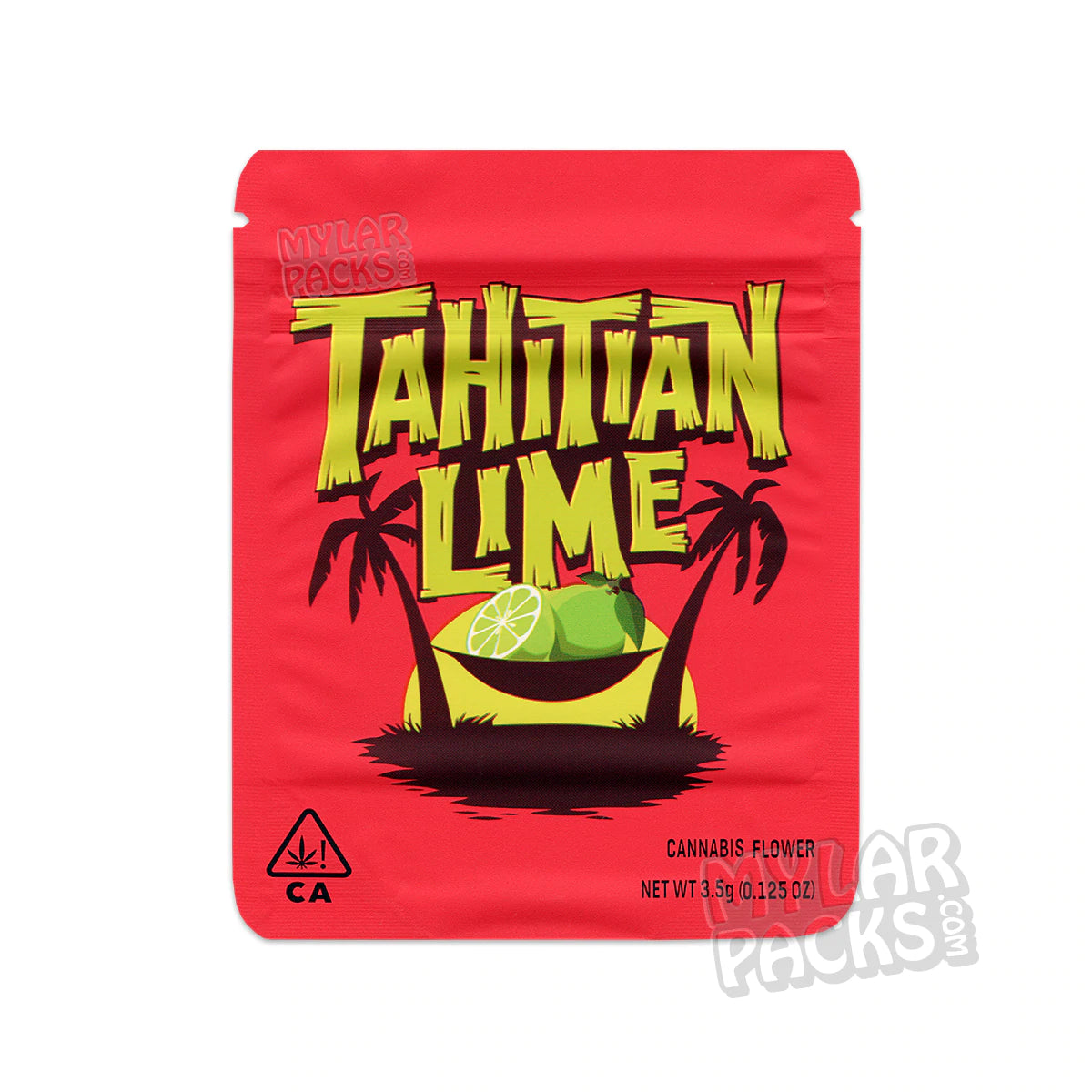 Bolsa de Mylar vacía a prueba de olores para flores y hierbas secas de limón Tahití de Lemonnade, 3,5 g