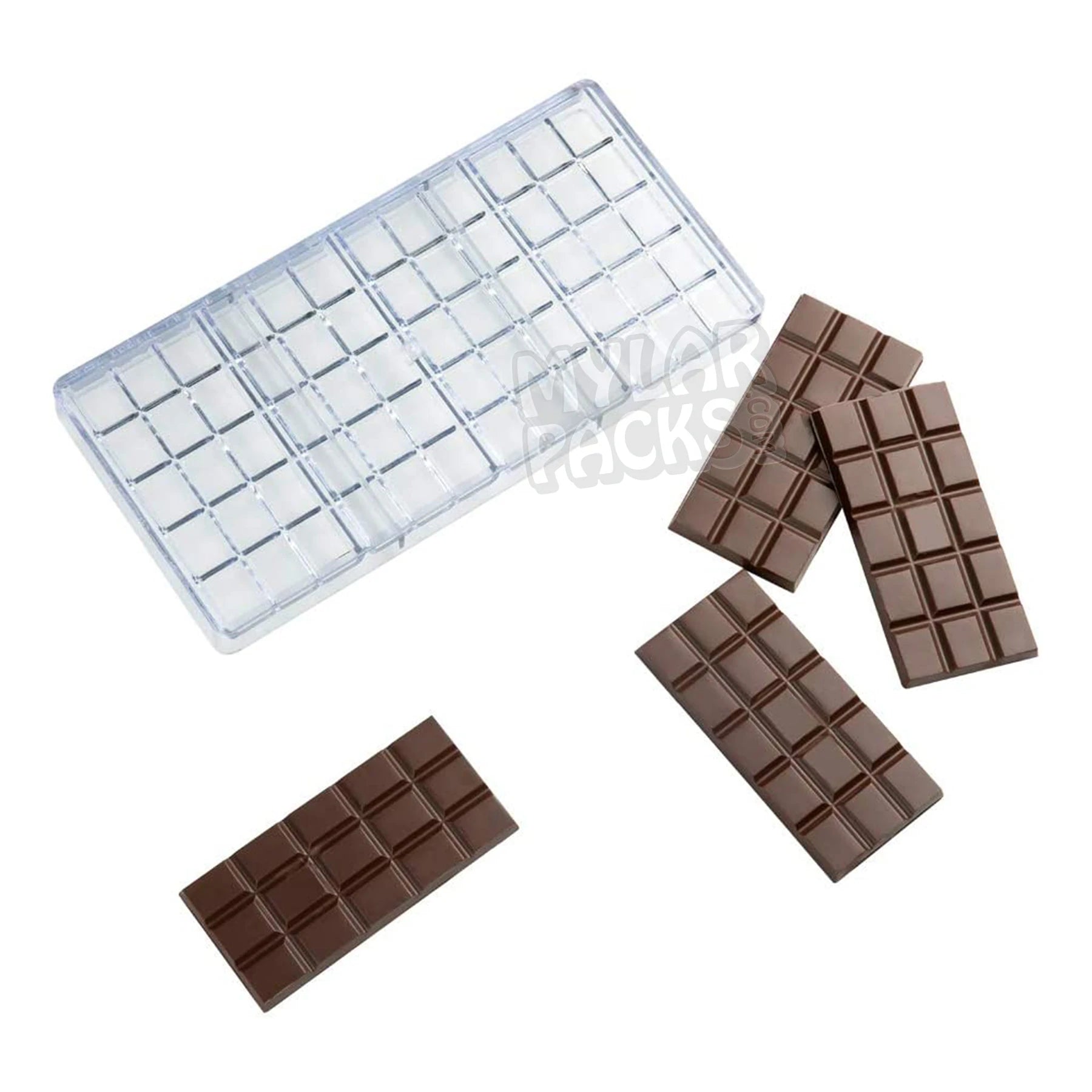 Molde para barra de chocolate para Multiverse, Polkadot, Space Bar y otros moldes de producción