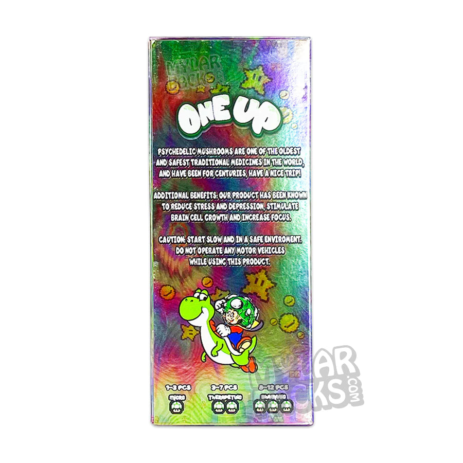 One Up Psilocybin Mushrooms Chocolate Bar Empty Packaging Candy Box