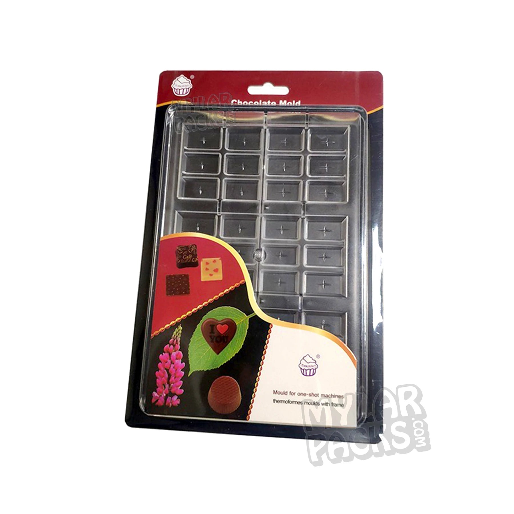 Molde para barra de chocolate para barras de hongos One Up Moldes de producción One Shot