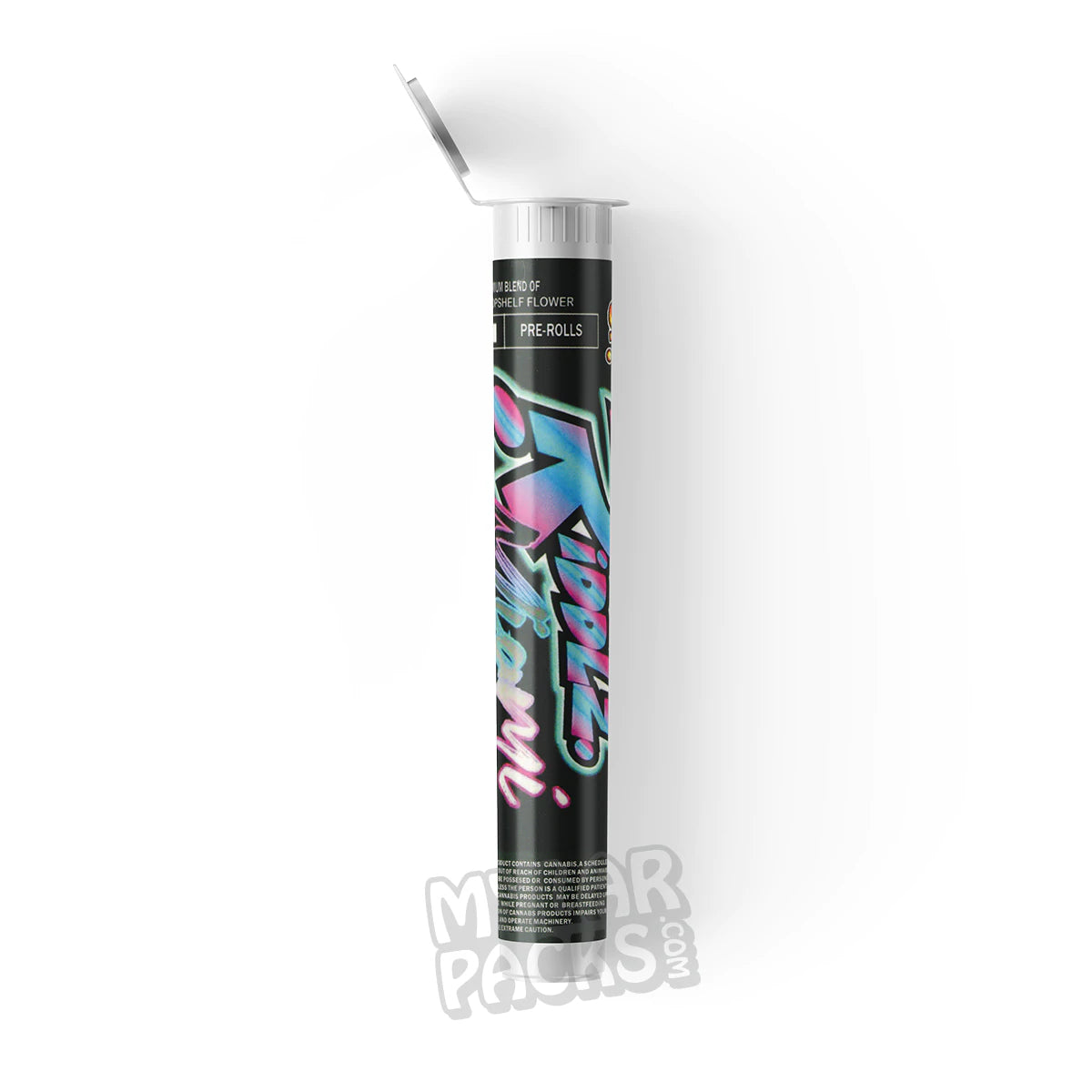 Riddlz Miami de Joke's Up - Tubo de plástico duro transparente vacío para envolver flores y hierbas secas