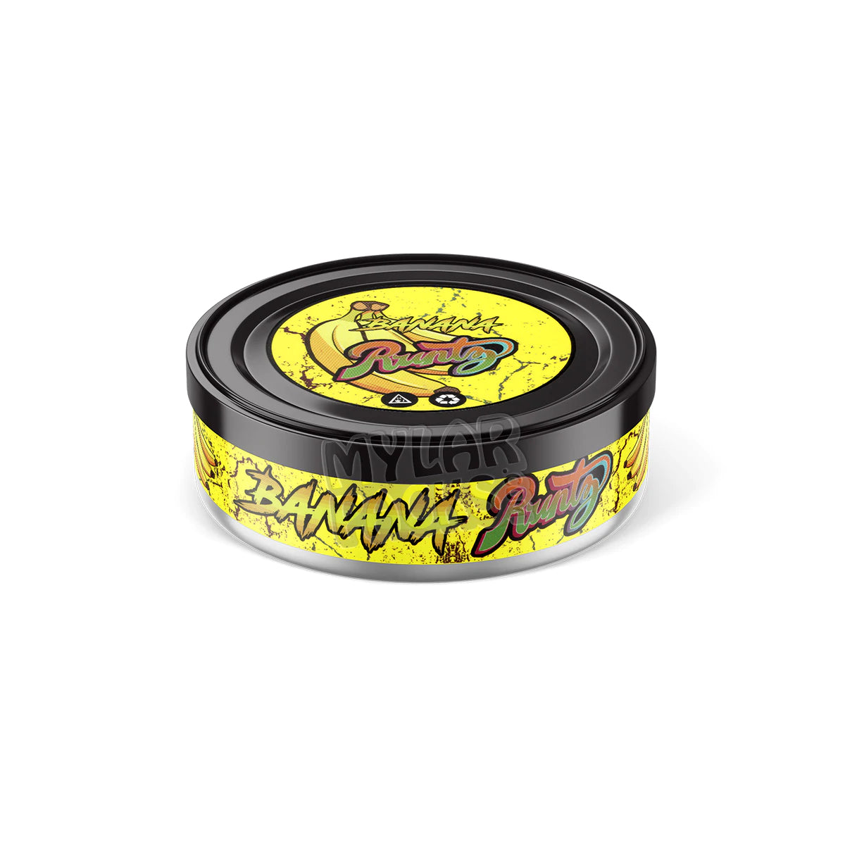 Latas autoadhesivas Banana Runtz Presstin (solo pegatinas)