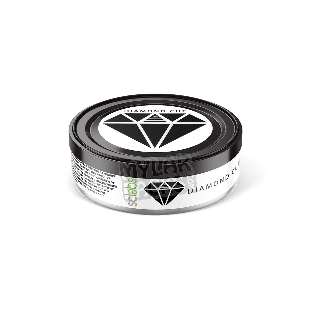 Latas autosellables genéricas Presstin con corte de diamante (solo pegatinas)