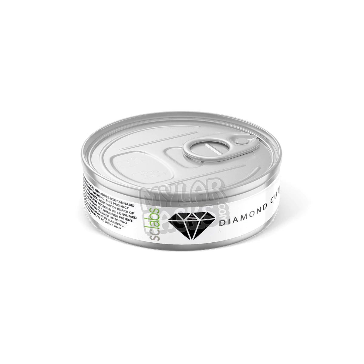 Latas autosellables genéricas Presstin con corte de diamante (solo pegatinas)