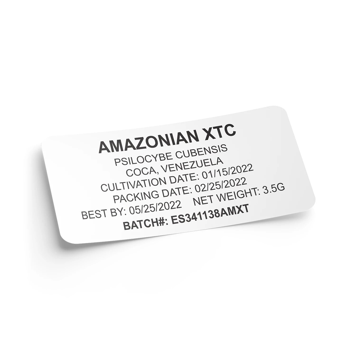 Customizable Shroom Control Sticker - Standard Style (1" x 2")