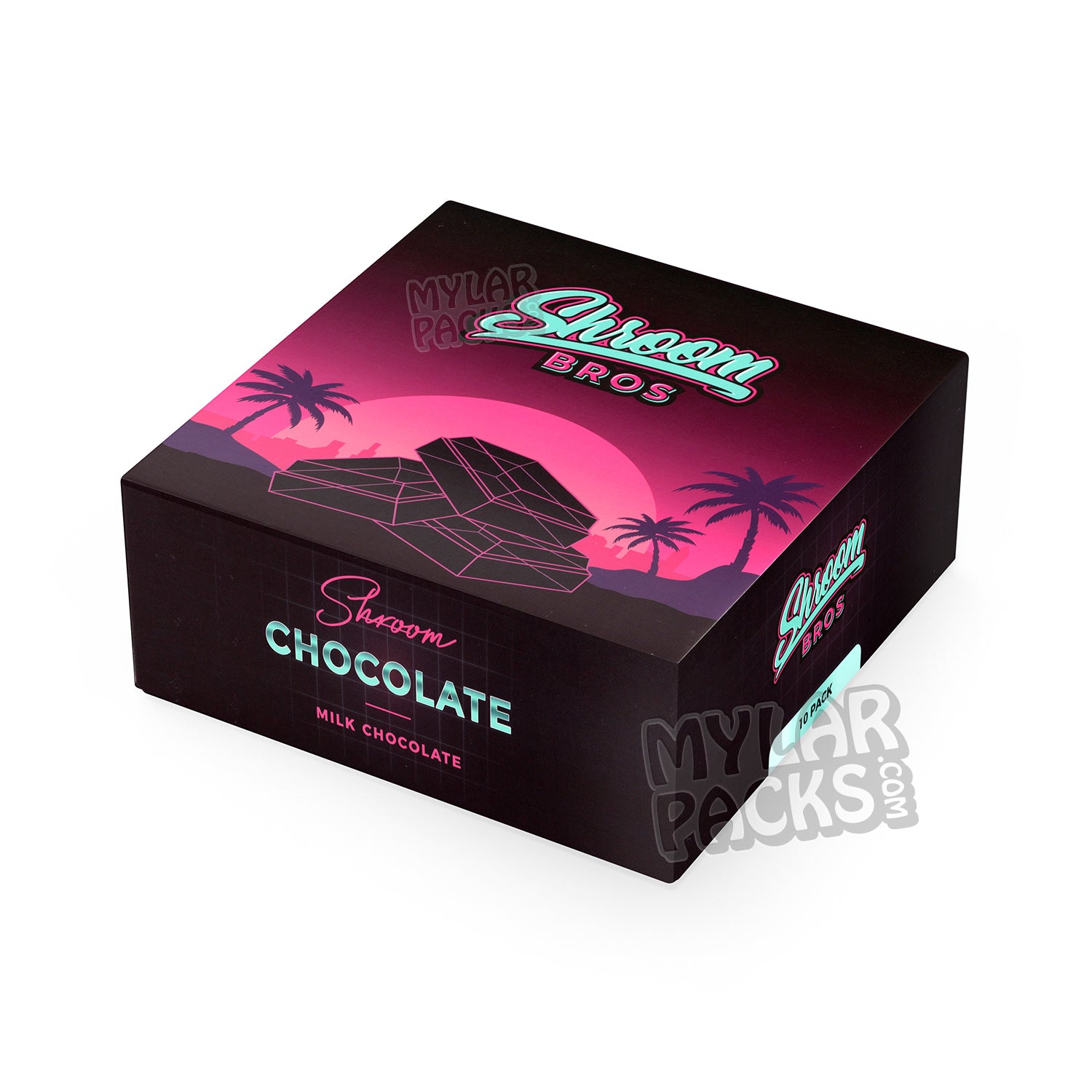Shroom Bros Psilocybin Mushrooms Empty Milk Chocolate Bar Packaging Candy Box