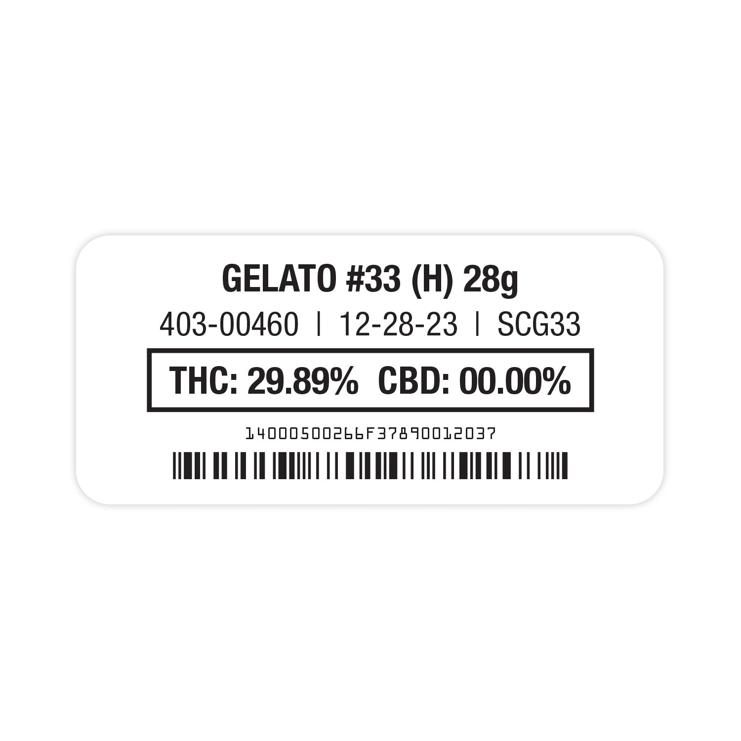 Dispensario Native Roots, bolsa de Mylar vacía de 28 g/1 onza y pegatinas personalizables