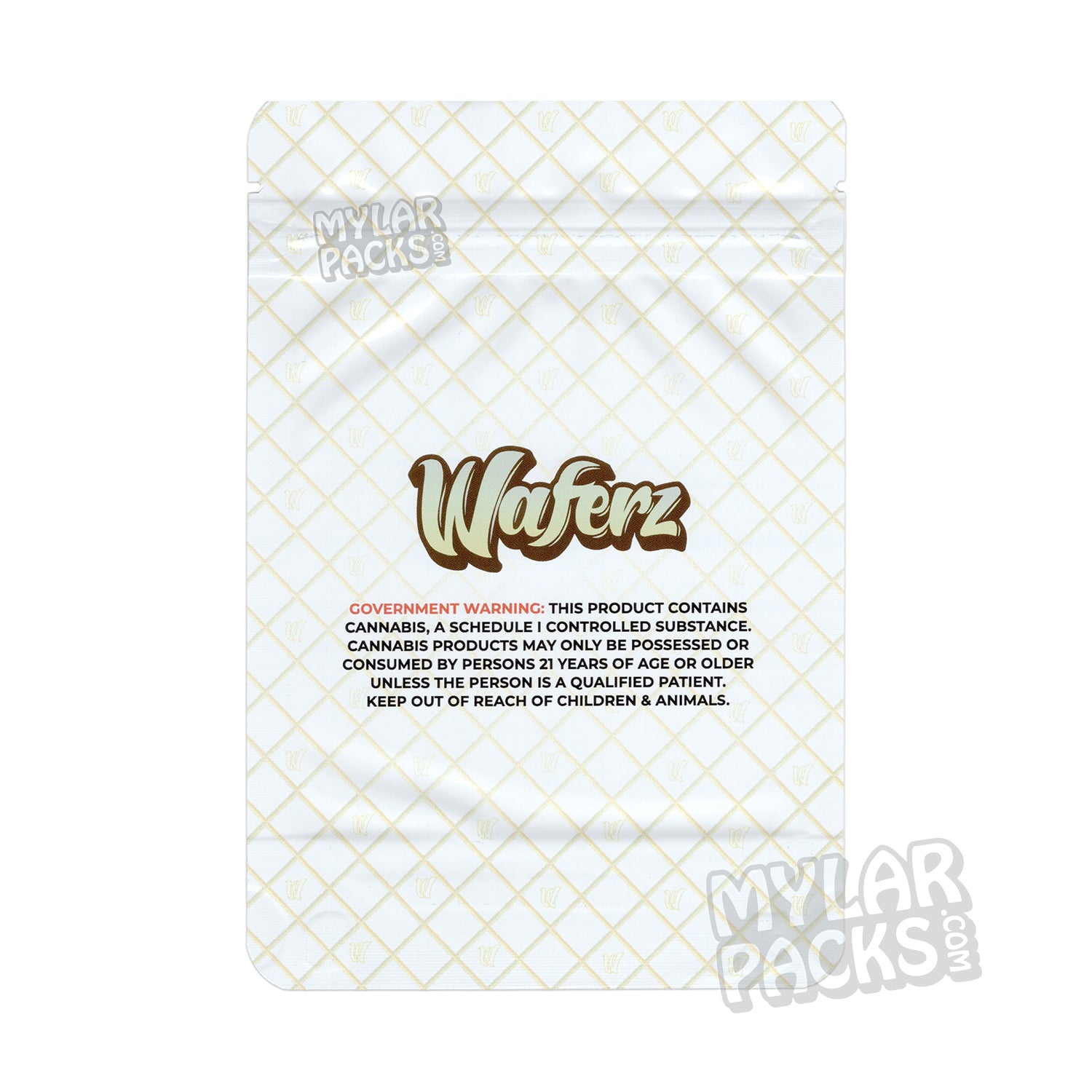 Obleas de vainilla de 3,5 g, vacías, a prueba de olores, bolsa de Mylar, embalaje para flores y hierbas secas